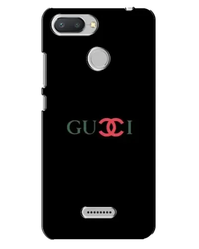Чехол для Xiaomi Redmi 6 с картинкой «Gucci — красный градиент»