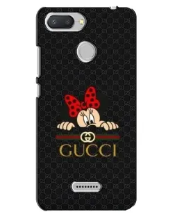 Чехол для Xiaomi Redmi 6 с картинкой «Минни Маус Gucci — черный» Чехол для Xiaomi Redmi 6 с картинкой «Минни Маус Gucci — черный»