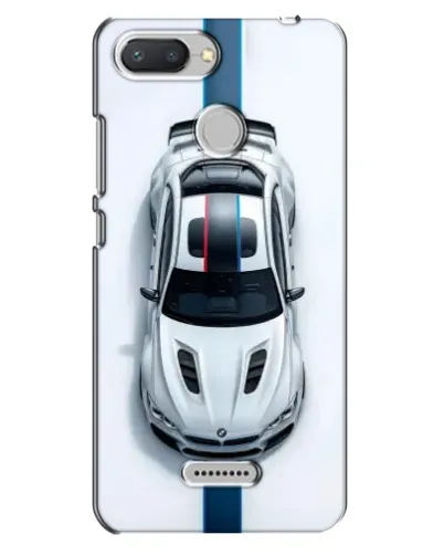 Чехол для Xiaomi Redmi 6 с картинкой «Вид сверху — BMW M»