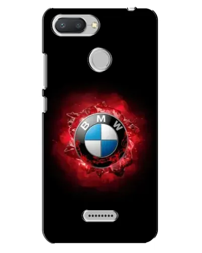 Чехол для Xiaomi Redmi 6 с картинкой «Логотип BMW — вспышка»
