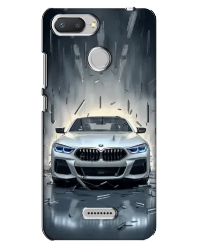 Чехол для Xiaomi Redmi 6 с картинкой «BMW в свете фар»