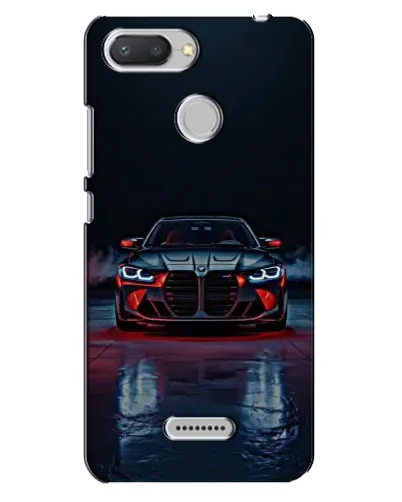 Чехол для Xiaomi Redmi 6 с картинкой «BMW на мокрой дороге»