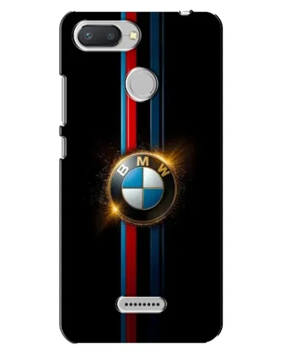 Чехол для Xiaomi Redmi 6 с картинкой «BMW M-Power неон»