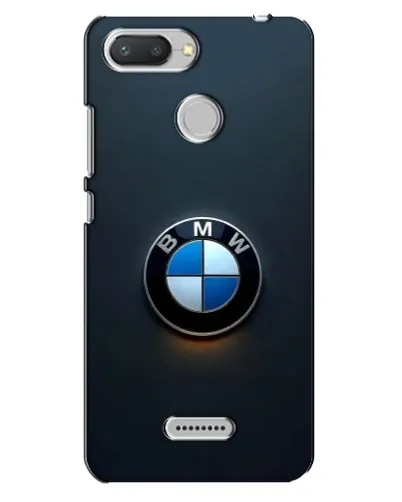 Чехол для Xiaomi Redmi 6 с картинкой «Логотип BMW — минимализм»