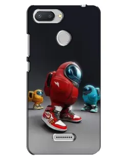 Чехол для Xiaomi Redmi 6 с картинкой «Among Us — 3D стиль»