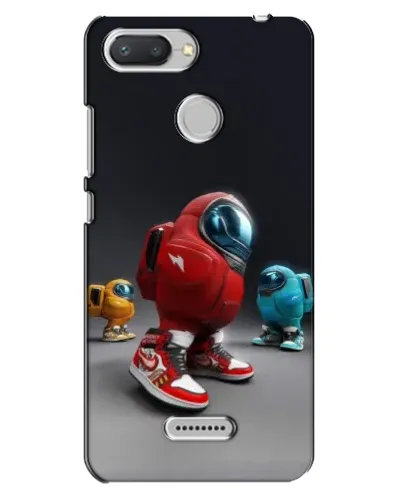 Чехол для Xiaomi Redmi 6 с картинкой «Among Us — 3D стиль»