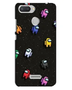 Чехол для Xiaomi Redmi 6 с картинкой «Космический паттерн Among Us»