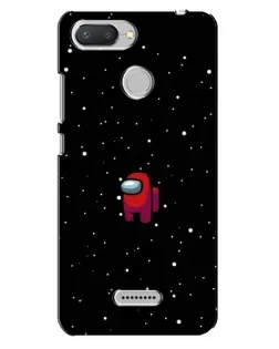 Чехол для Xiaomi Redmi 6 с картинкой «Красный Among Us»