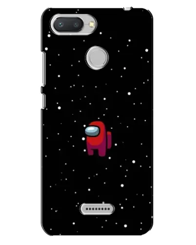 Чехол для Xiaomi Redmi 6 с картинкой «Красный Among Us»