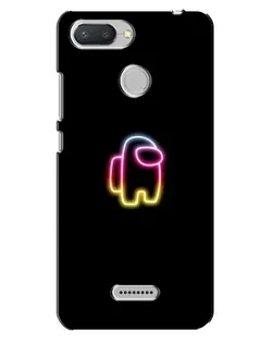 Чехол для Xiaomi Redmi 6 с картинкой «Among Us градиент»
