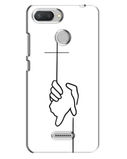 Чехол для Xiaomi Redmi 6 с картинкой «Рука держит»