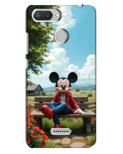 Чехол для Xiaomi Redmi 6 с картинкой «Микки на скамейке» Чехол для Xiaomi Redmi 6 с картинкой «Микки на скамейке»