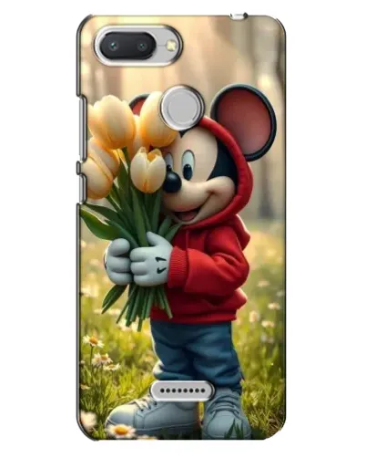Чехол для Xiaomi Redmi 6 с картинкой «Микки с тюльпанами» Чехол для Xiaomi Redmi 6 с картинкой «Микки с тюльпанами»