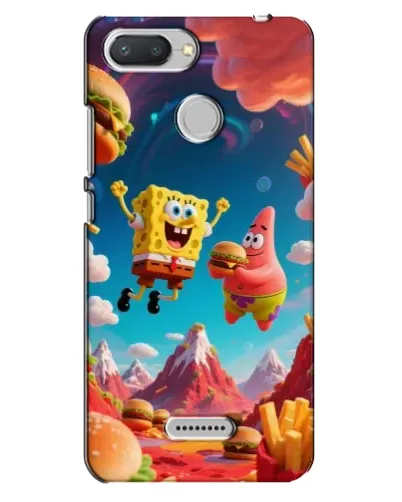 Чехол для Xiaomi Redmi 6 с картинкой «Космический фастфуд» Чехол для Xiaomi Redmi 6 с картинкой «Космический фастфуд»