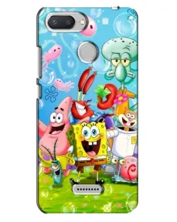 Чехол для Xiaomi Redmi 6 с картинкой «Губка Боб и друзья» Чехол для Xiaomi Redmi 6 с картинкой «Губка Боб и друзья»