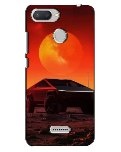 Чехол для Xiaomi Redmi 6 с картинкой «Cybertruck на Марсе» Чехол для Xiaomi Redmi 6 с картинкой «Cybertruck на Марсе»