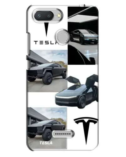 Чехол для Xiaomi Redmi 6 с картинкой «Коллаж Cybertruck Tesla» Чехол для Xiaomi Redmi 6 с картинкой «Коллаж Cybertruck Tesla»