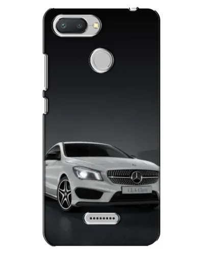 Чехол для Xiaomi Redmi 6 с картинкой «Mercedes AMG GT Silver»