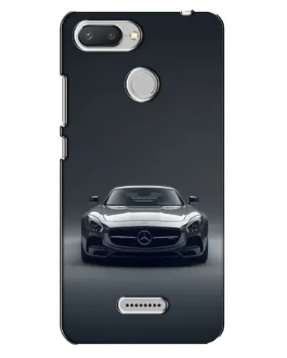 Чехол для Xiaomi Redmi 6 с картинкой «Mercedes на черном»