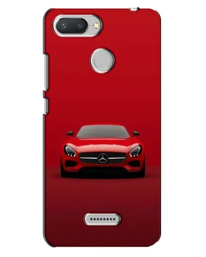 Чехол для Xiaomi Redmi 6 с картинкой «Красный Mercedes AMG»