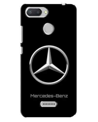 Чехол для Xiaomi Redmi 6 с картинкой «Mercedes Silver Logo»