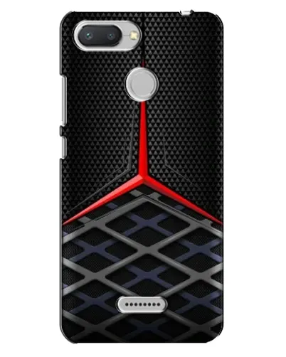 Чехол для Xiaomi Redmi 6 с картинкой «Mercedes Carbon Grid»