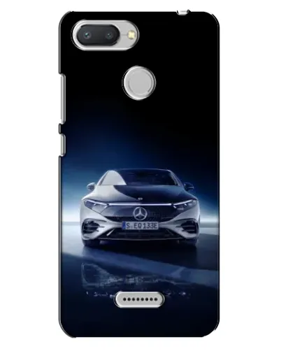 Чехол для Xiaomi Redmi 6 с картинкой «Ночной Mercedes EQ»