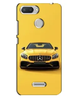 Чехол для Xiaomi Redmi 6 с картинкой «Желтый Mercedes GT»