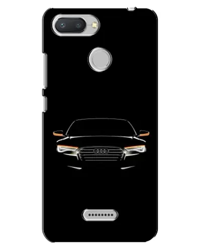 Чехол для Xiaomi Redmi 6 с картинкой «Audi — ночной контур»