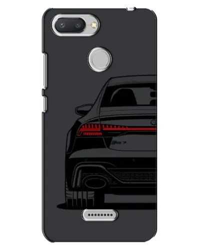 Чехол для Xiaomi Redmi 6 с картинкой «Задняя часть Audi — арт»