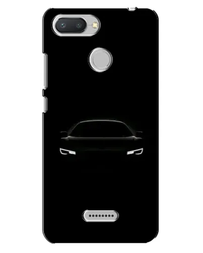 Чехол для Xiaomi Redmi 6 с картинкой «Взгляд Audi в темноте»