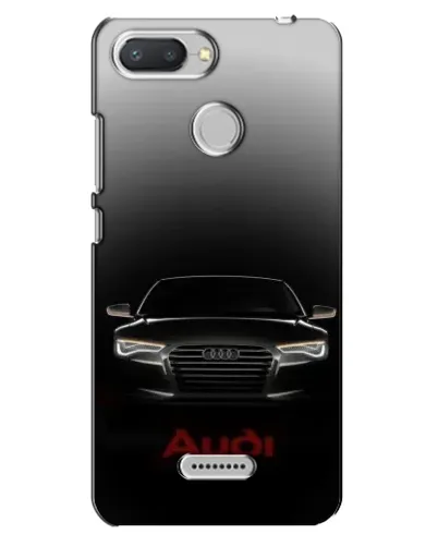 Чехол для Xiaomi Redmi 6 с картинкой «Audi — градиентный контур»