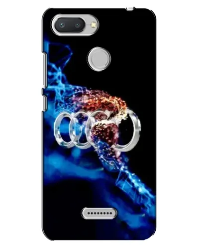 Чехол для Xiaomi Redmi 6 с картинкой «Энергия лого Audi»
