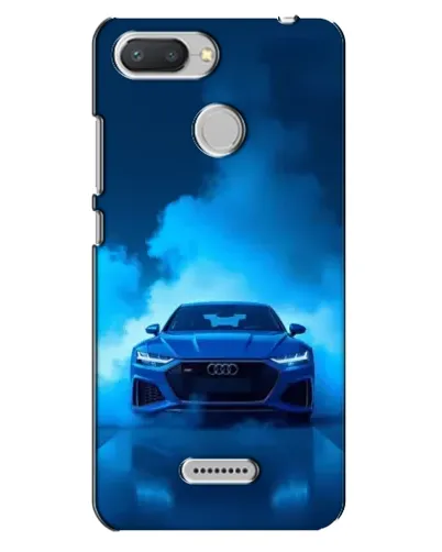 Чехол для Xiaomi Redmi 6 с картинкой «Audi — голубая энергия»
