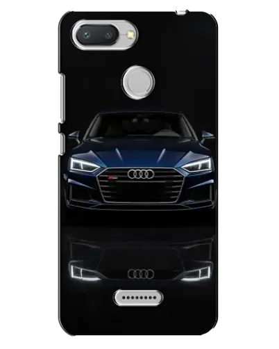 Чехол для Xiaomi Redmi 6 с картинкой «Audi — ночное отражение»