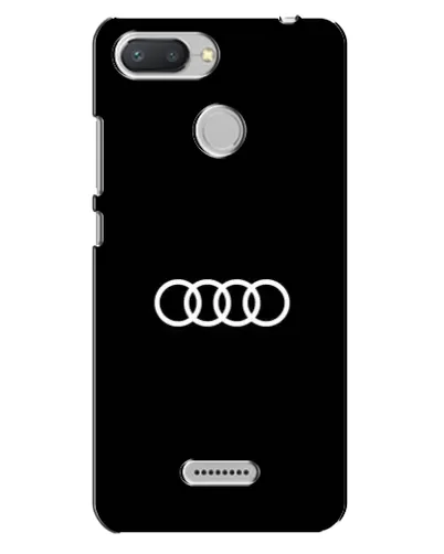 Чехол для Xiaomi Redmi 6 с картинкой «Audi White Logo»