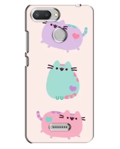 Чехол для Xiaomi Redmi 6 с картинкой «Pusheen трио» Чехол для Xiaomi Redmi 6 с картинкой «Pusheen трио»