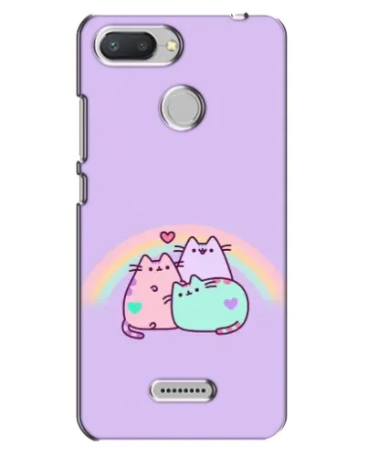 Чехол для Xiaomi Redmi 6 с картинкой «Радужные Пушины» Чехол для Xiaomi Redmi 6 с картинкой «Радужные Пушины»