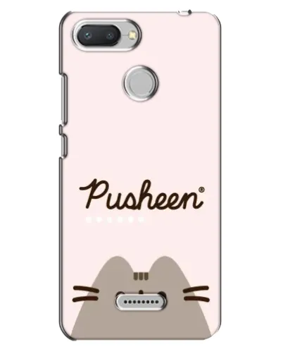 Чехол для Xiaomi Redmi 6 с картинкой «Pusheen логотип» Чехол для Xiaomi Redmi 6 с картинкой «Pusheen логотип»