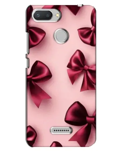 Чехол для Xiaomi Redmi 6 с картинкой «Бордовый атлас»