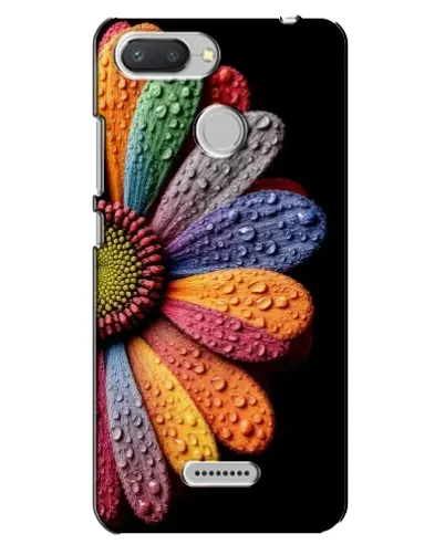 Чехол для Xiaomi Redmi 6 с картинкой «Радужный цветок»