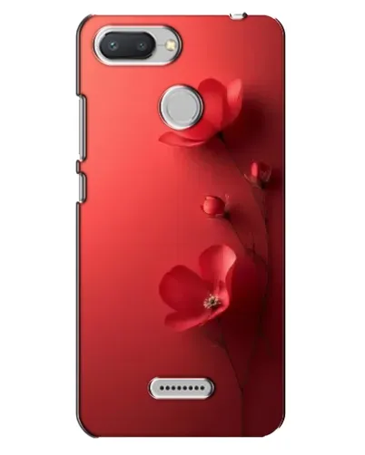 Чехол для Xiaomi Redmi 6 с картинкой «Маковые соцветия»