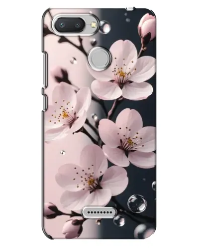 Чехол для Xiaomi Redmi 6 с картинкой «Нежная сакура и капли» Чехол для Xiaomi Redmi 6 с картинкой «Нежная сакура и капли»