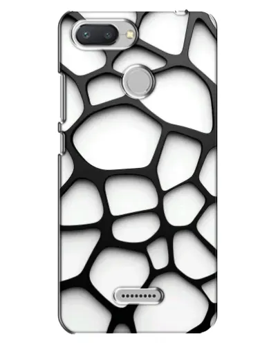Чехол для Xiaomi Redmi 6 с картинкой «Белая объемная сетка» Чехол для Xiaomi Redmi 6 с картинкой «Белая объемная сетка»