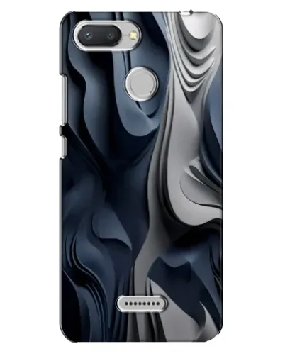 Чехол для Xiaomi Redmi 6 с картинкой «Объемные синие складки» Чехол для Xiaomi Redmi 6 с картинкой «Объемные синие складки»