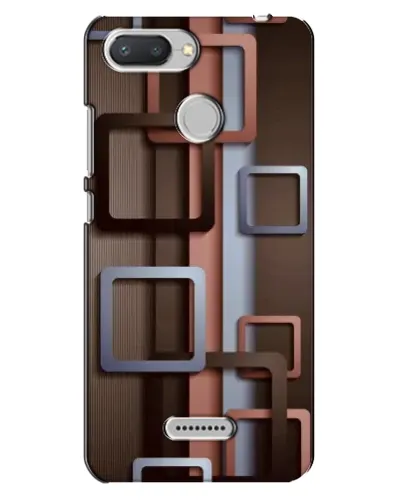 Чехол для Xiaomi Redmi 6 с картинкой «Коричневые объемные квадраты» Чехол для Xiaomi Redmi 6 с картинкой «Коричневые объемные квадраты»