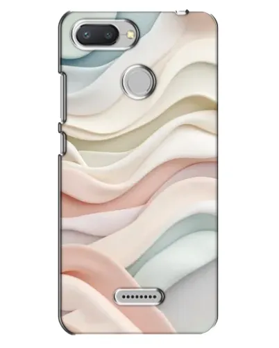 Чехол для Xiaomi Redmi 6 с картинкой «Пастельные нежные волны» Чехол для Xiaomi Redmi 6 с картинкой «Пастельные нежные волны»