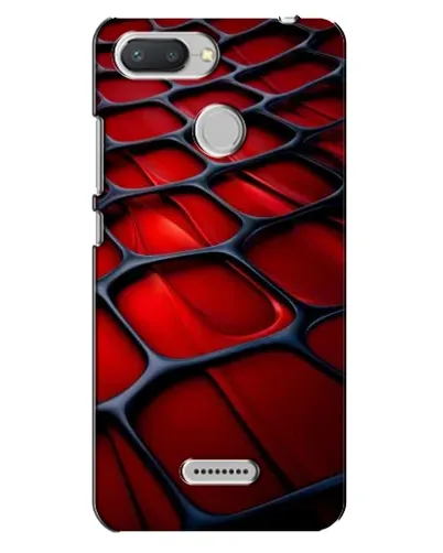 Чехол для Xiaomi Redmi 6 с картинкой «Красная глянцевая сетка» Чехол для Xiaomi Redmi 6 с картинкой «Красная глянцевая сетка»