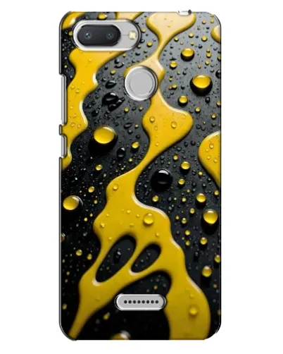 Чехол для Xiaomi Redmi 6 с картинкой «Жидкое желтое золото» Чехол для Xiaomi Redmi 6 с картинкой «Жидкое желтое золото»
