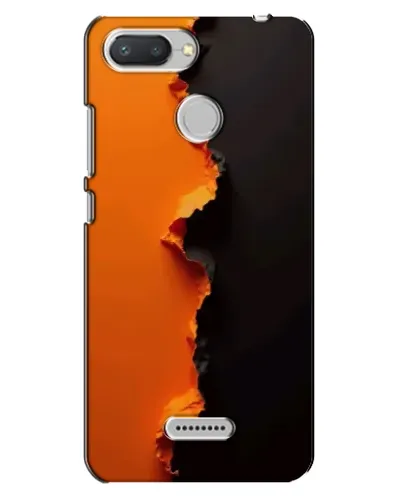 Чехол для Xiaomi Redmi 6 с картинкой «Оранжевый разлом» Чехол для Xiaomi Redmi 6 с картинкой «Оранжевый разлом»